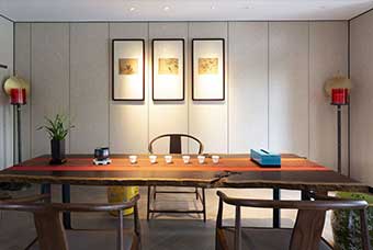 周口禅艺茶室空间