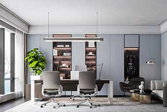 周口轻奢风格-书房