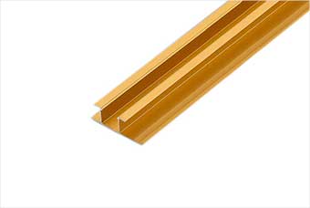 周口航空纤维墙咔铝合金带灯中条（钛金氧化）