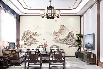 周口森佰汇航空纤维墙咔（巴山蜀水）