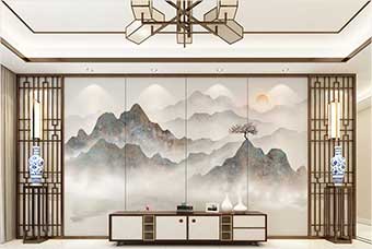 周口森佰汇航空纤维（山水画系列）